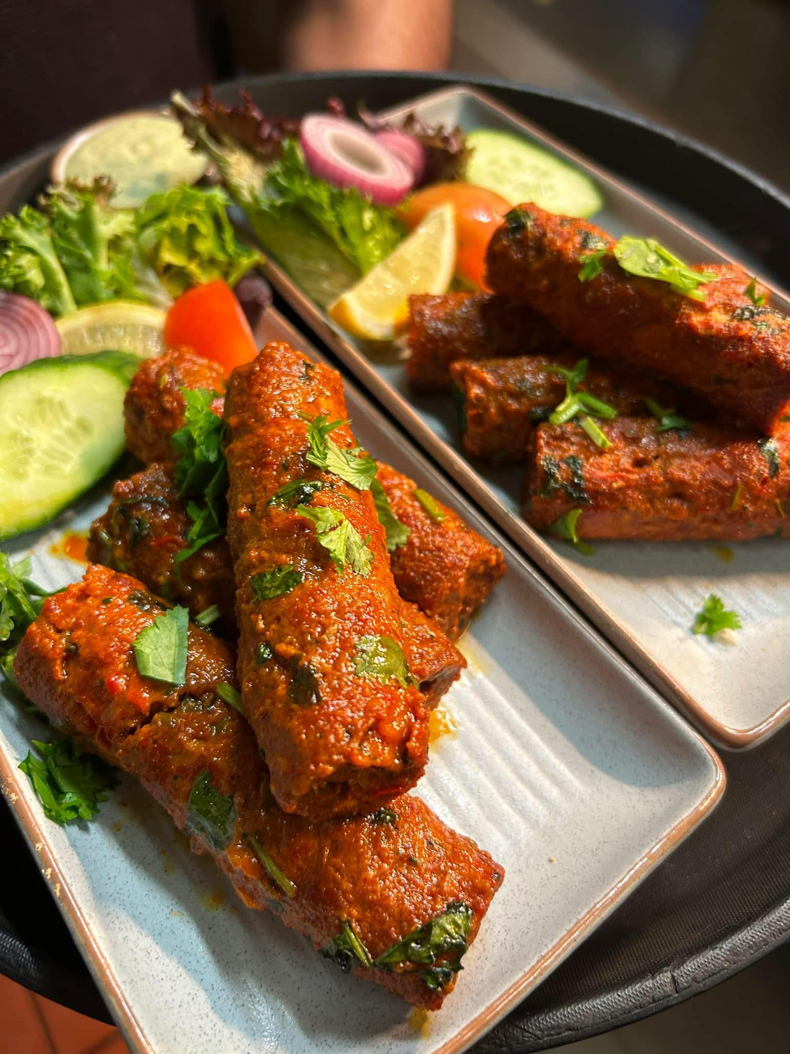 Seekh kebabs