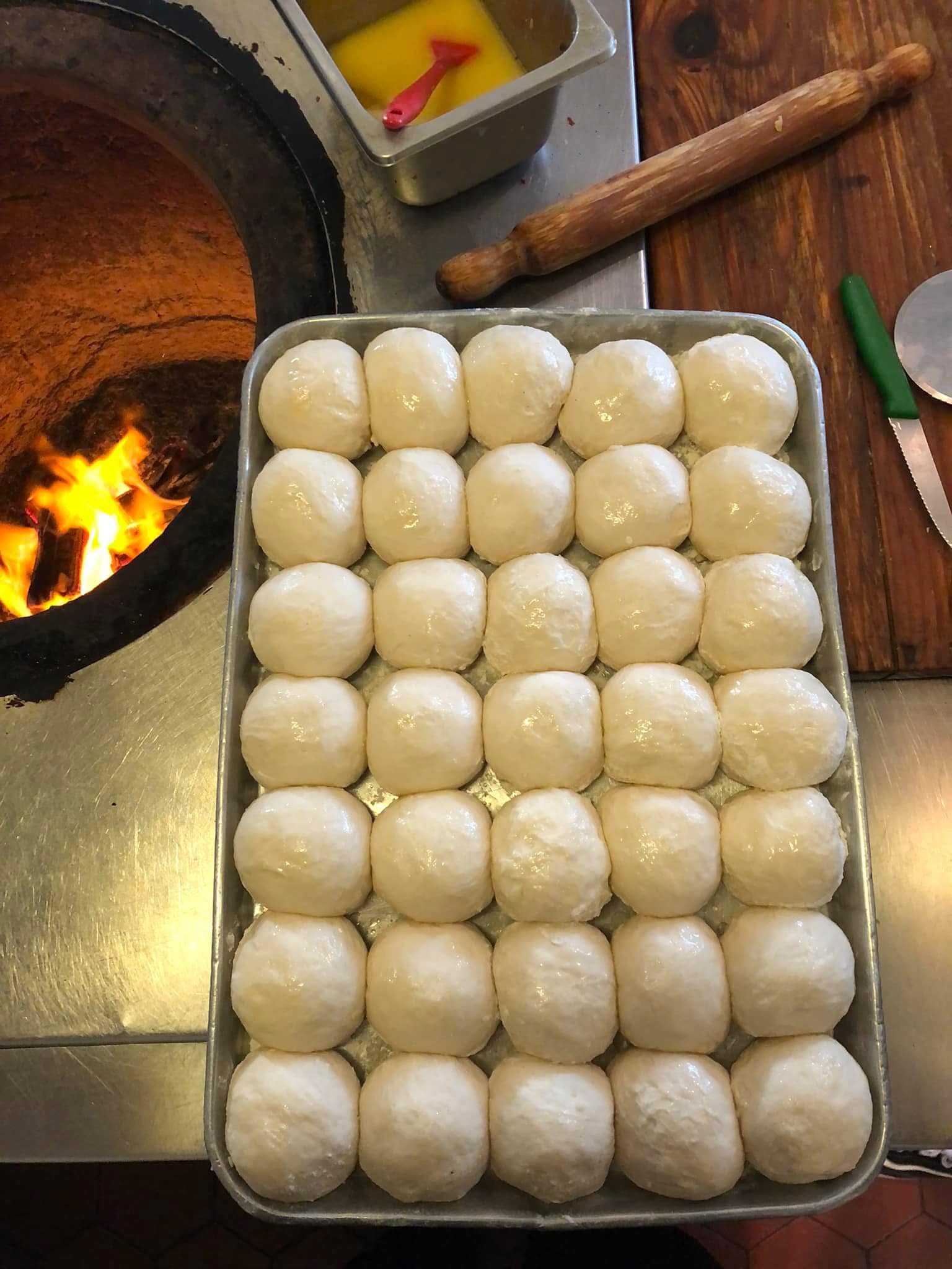 Naan dough preparation