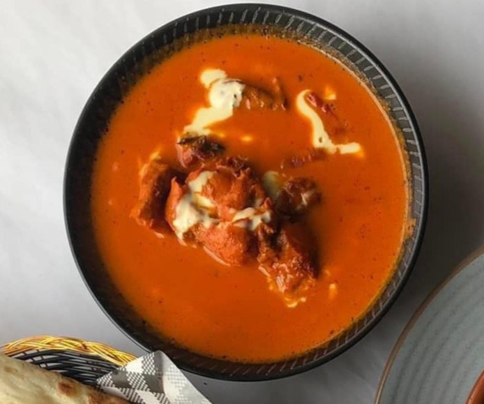 Butter chicken closeup
